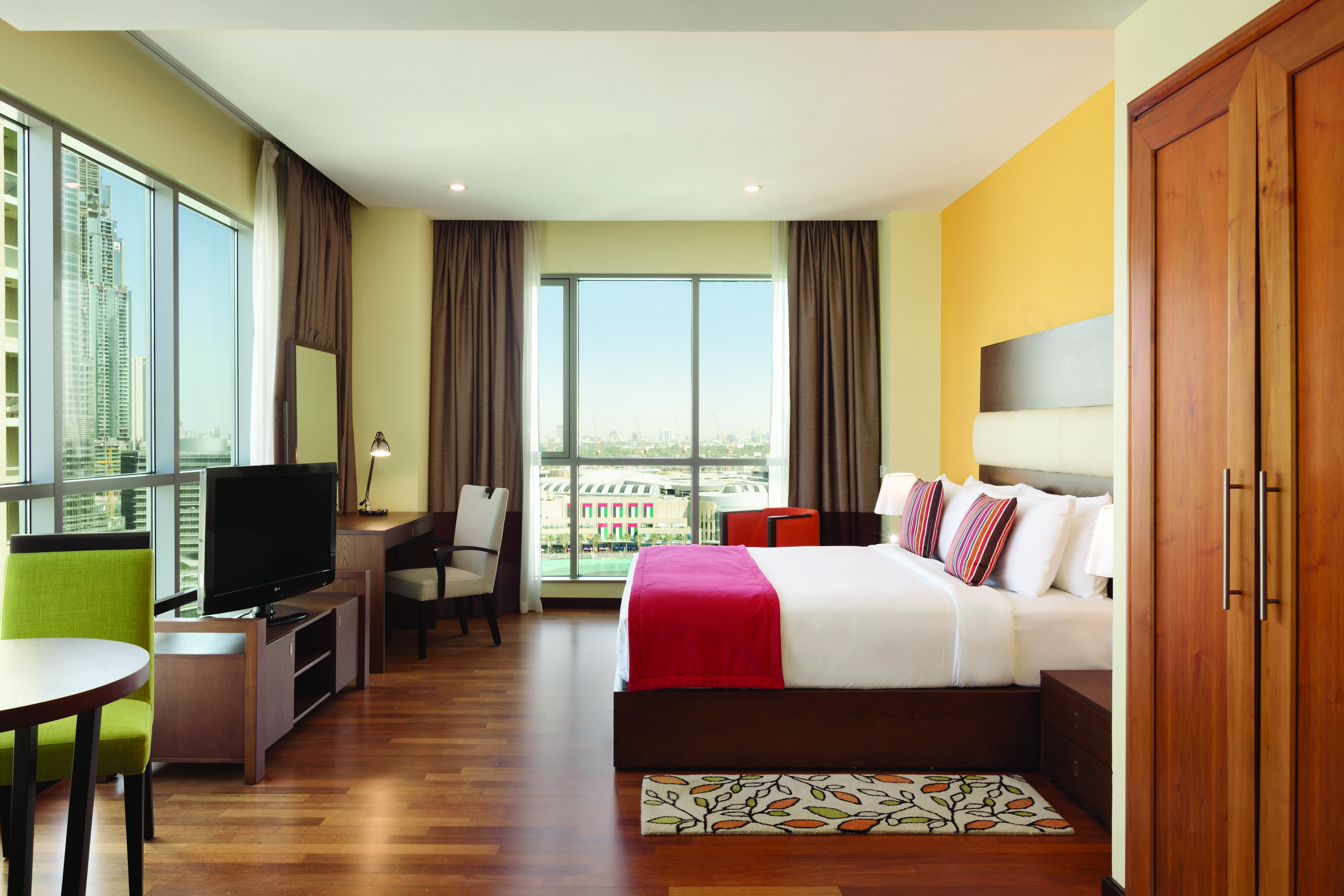 Guest room at the Ramada by Wyndham Downtown Dubai in Dubai, Other than US/Canada